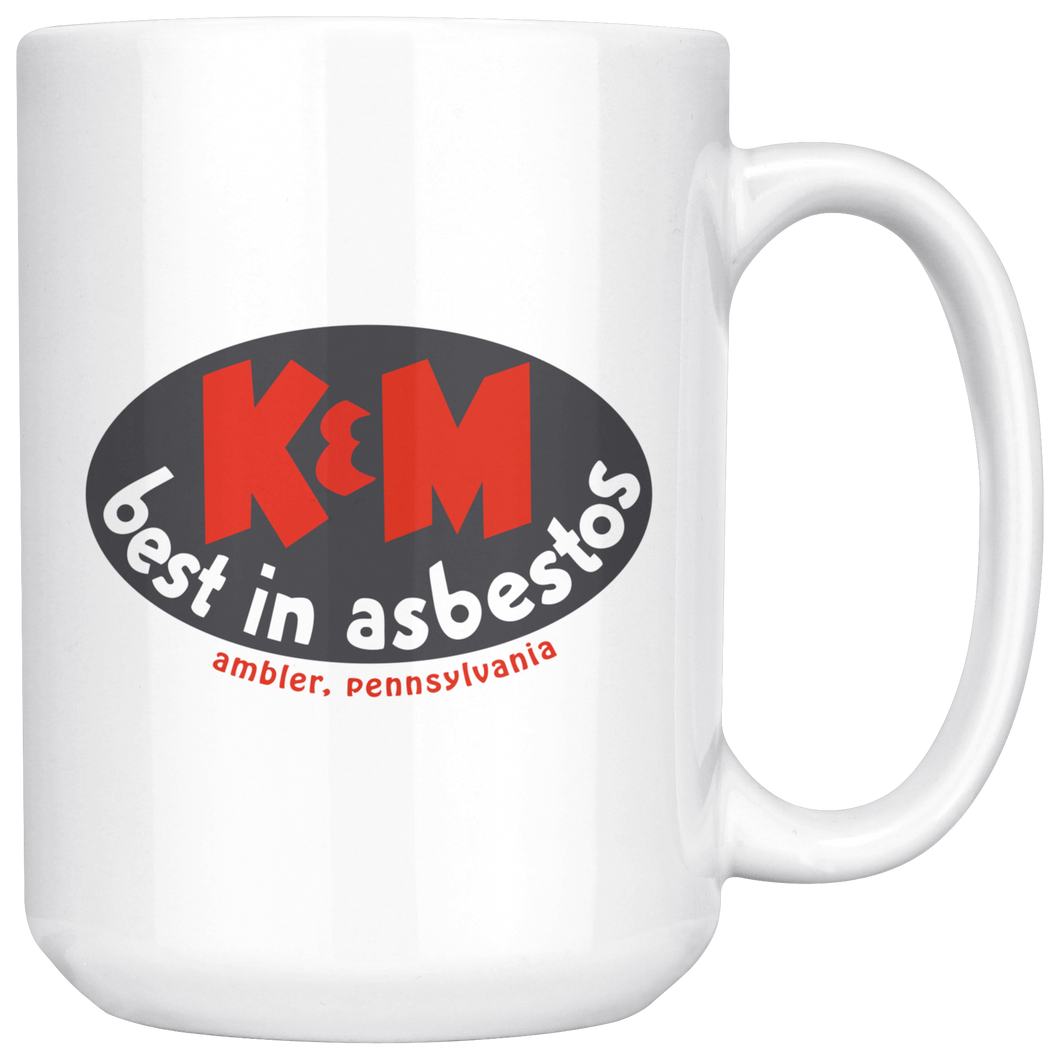 K & M Best In Asbestos 15oz Mug