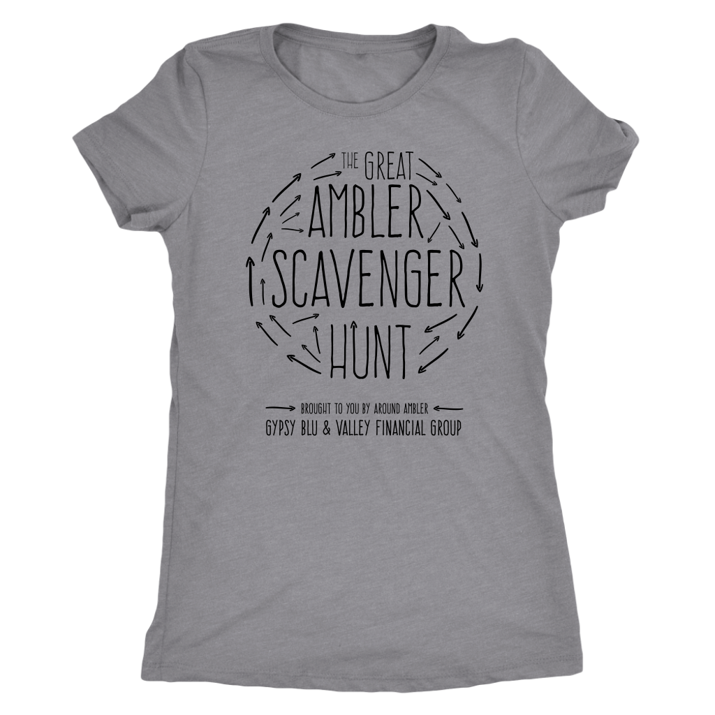 The Great Ambler Scavenger Hunt Womens T-Shirt