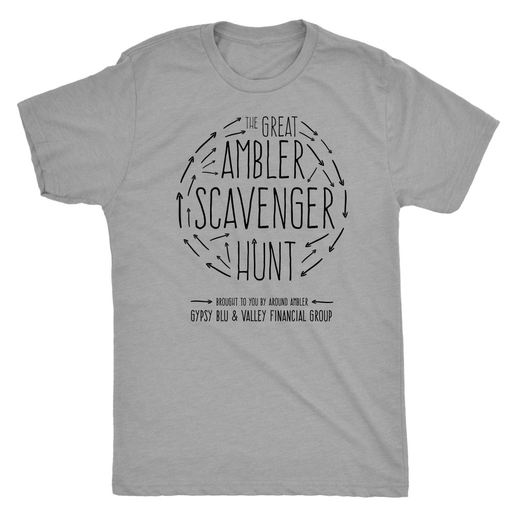 The Great Ambler Scavenger Hunt Mens T-Shirt