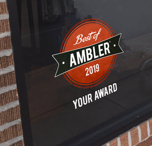 2023 Best Of Ambler Window Cling