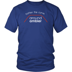 Flatten The Curve Around Ambler - Adult T-Shirt