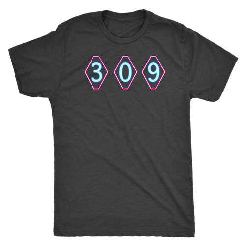 309 Throwback Mens Triblend T-Shirt