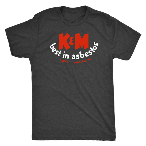 K & M Best In Asbestos Mens Triblend Tshirt